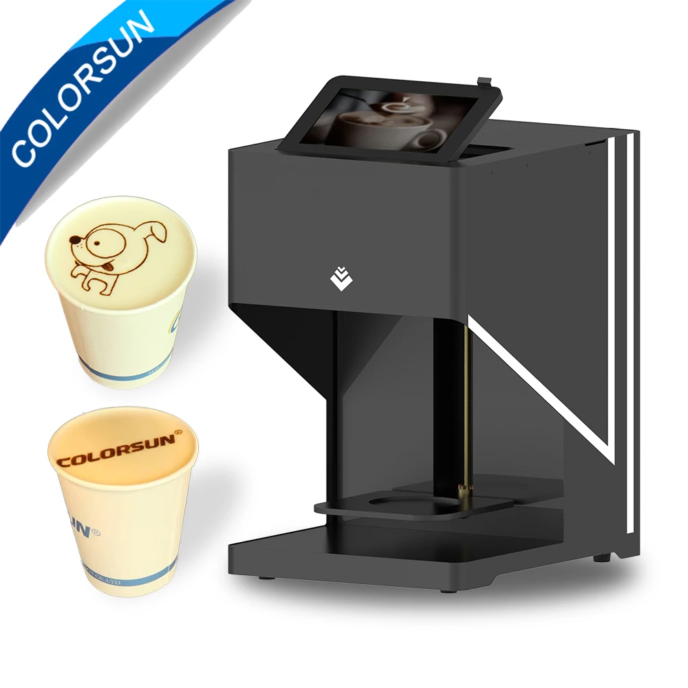 Colorsun Faster Spped Automatic Coffee Printer Latte Art Coffee Printer