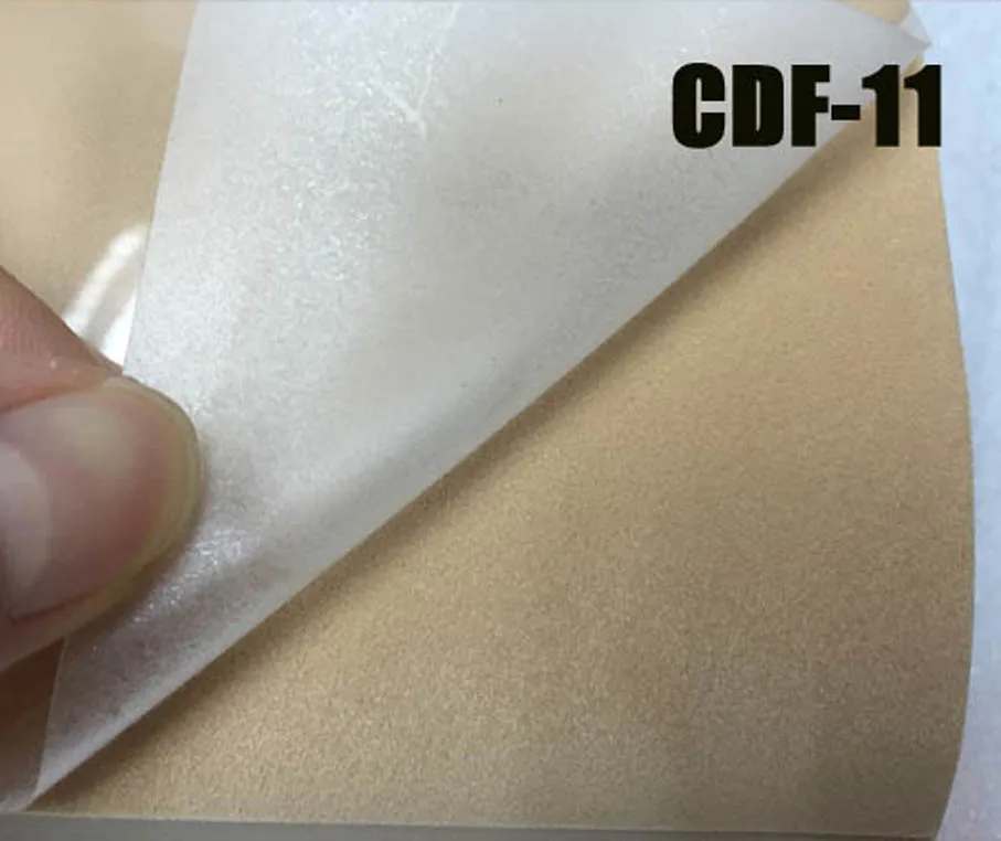 CDF-13, темно-желтый, высокое качество, теплопередача, флокирование, ПУ винил, флок, ПУ пленка для рубашек, размер 50X100 см - Название цвета: 11