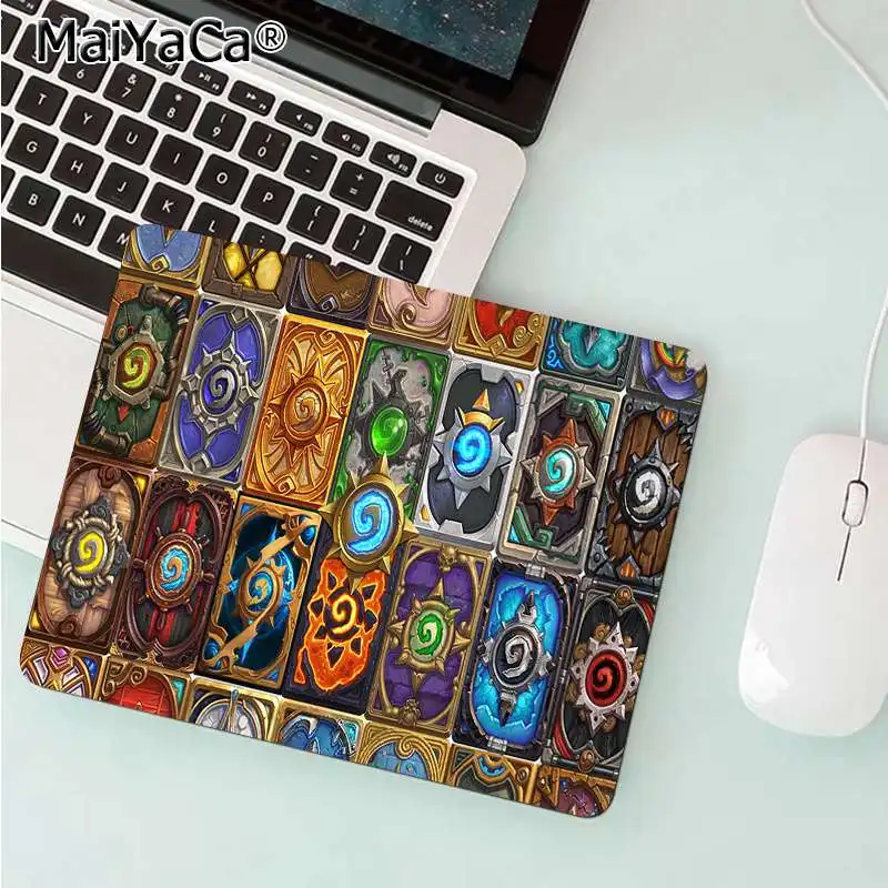 Красивое аниме maiyaca Hearthstone игровой логотип красивый коврик для мышки в стиле аниме Гладкий коврик для письма настольные компьютеры мат игровой коврик для мыши