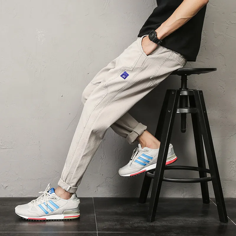 Men Pant Autumn Big Zise Loose Sweat Pants Men Mens Harem Pants Pantalones Haren Pantalon De Survetement Homme Student GG50ck051