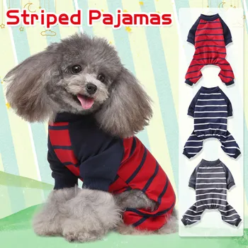 

Soft Dog Clothes Winter Dog Jumpsuit Clothing Four Legs Warm Dog Coat Pajamas Chihuahua Small Puppy Winter Clothes#y30