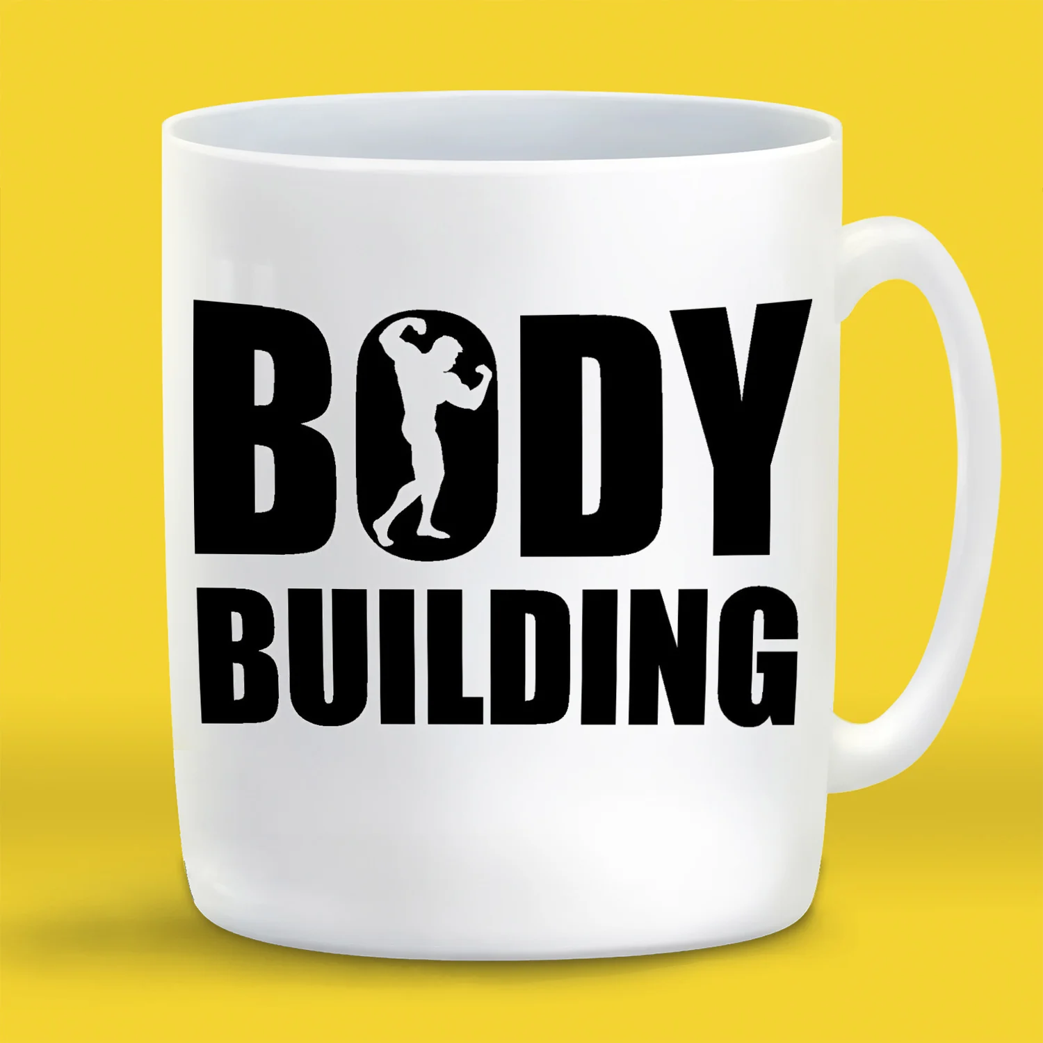 Кружка с приколом Bodybuilding (спорт) Бодибилдинг afbeelding