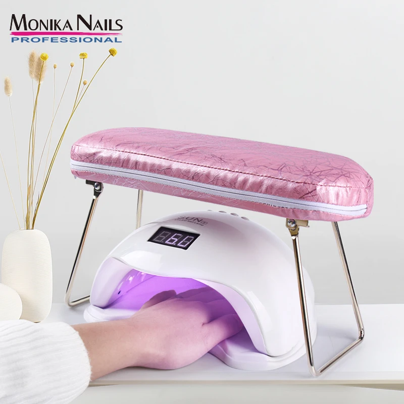 Pillow Arm-Rest-Cushion Manicure-Tool Hand-Arm-Holder Nails Monika Stand-Wrist Pink