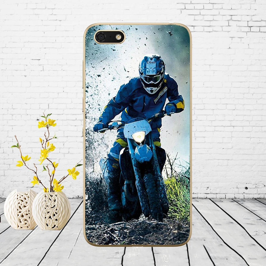 49DD moto cross dirtbikes Мягкий силиконовый чехол для Huawei Honor 9 10 Lite 7A 5,45 7a pro 7c 5,7 дюймов 7x 8x чехол