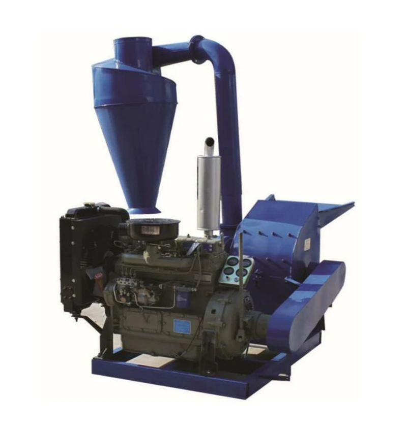 55HP CF500A электрический запуск дизельного двигателя молотковая мельница с циклоном
