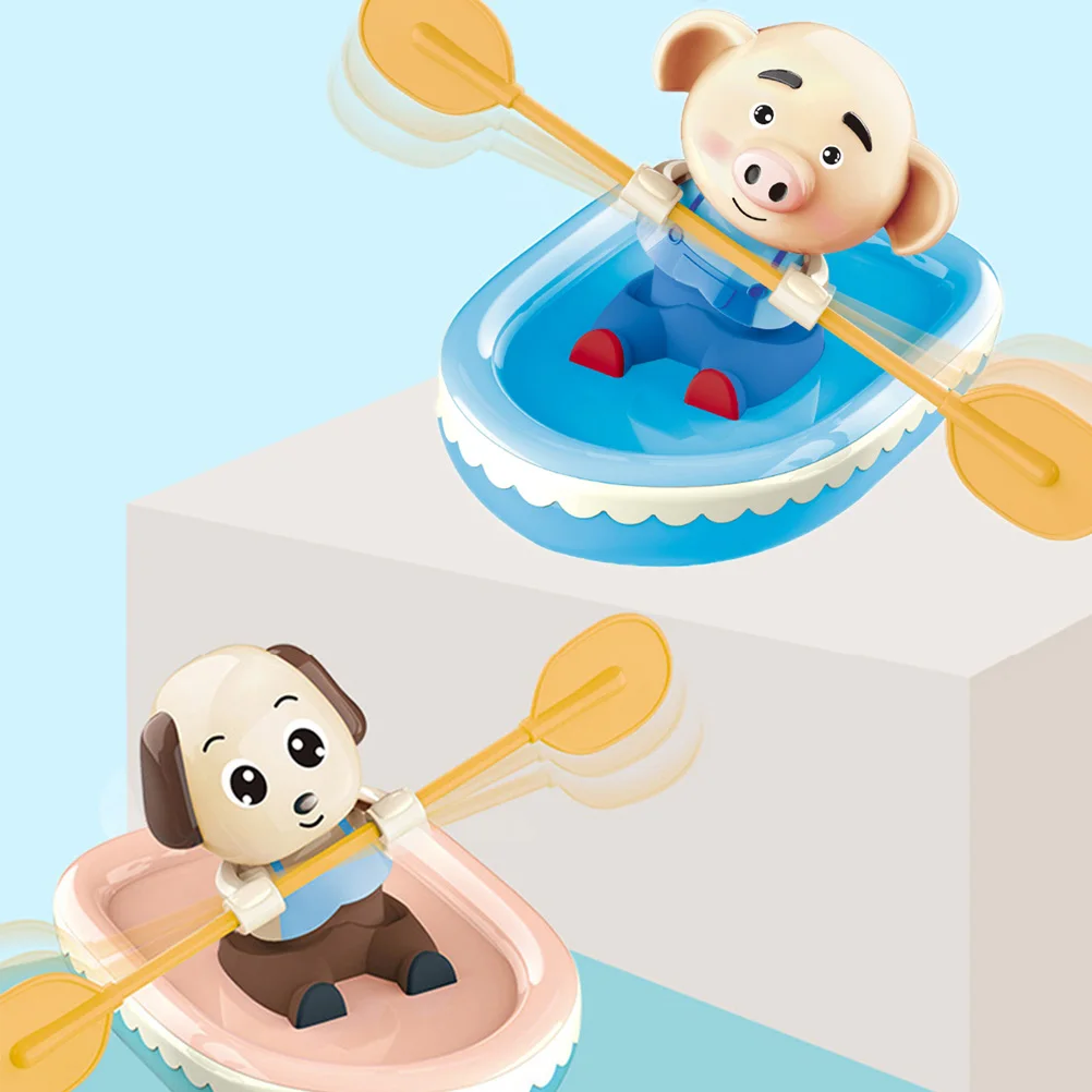 1 шт. намотка водная лодка Sprouting Pig Hairline гребля пляж играть вода Дети Купание вода головоломка игрушка для детей подарки#10