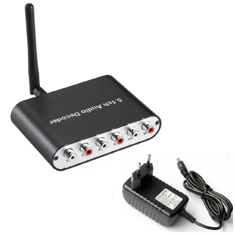 5 1ch Audio Decoder Met Bluetooth Ontvanger Bluetooth Dac Ondersteuning Volumeregeling Optische Coax Naar 6 Rca Voor Versterker Luidspreker Digital To Analog Converter Aliexpress