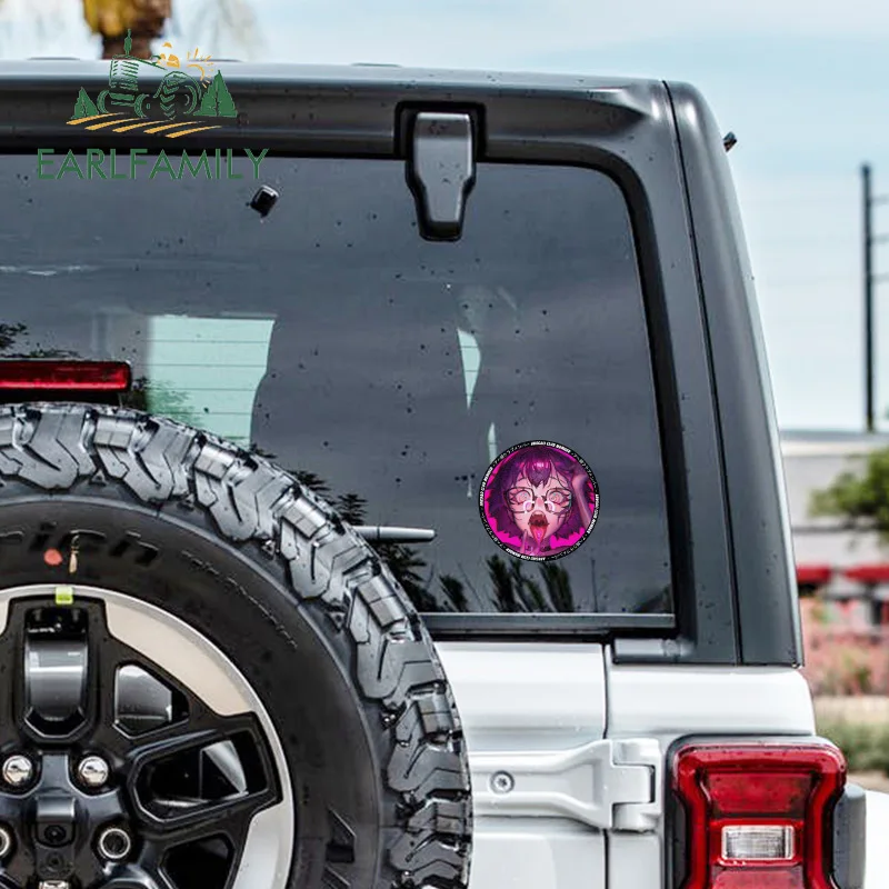 EARLFAMILY 13cm x 12.8cm For Anime Motorcycle Car Stickers Car Styling Decal Cartoon Graphics Waterproof Vinyl Material Decor