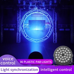 Mini lumière LED plate RGBW DMX lavage, éclairage de scène, Disco, DJ, fête, Club 