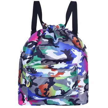 

Wet Dry Separation Sport Backpack Fishing Drawstring Waterproof Widen Straps Hiking Cycling Large Capacity Camping Swimming Bag