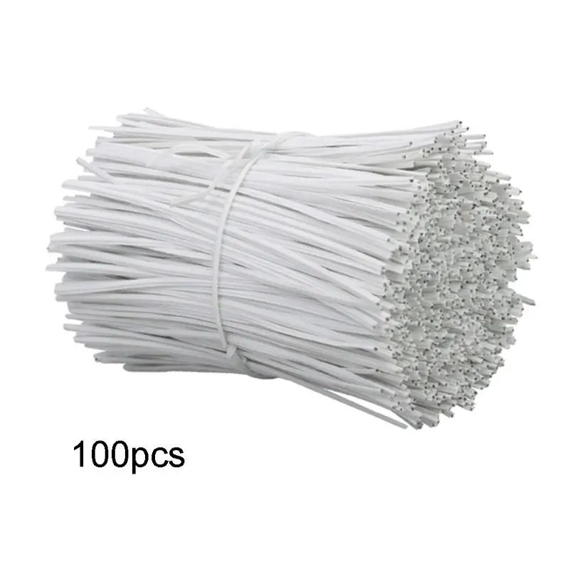 

1000 Pcs Mask Nose Protective Positioning Strip Wire Plastic Bracket for Makeshift Mouthguard DIY Nose Guard Manual DIY