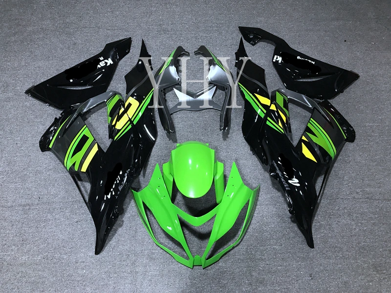 Зеленый для KAWASAKI ZX-6R 636 2013-2017 ZX6R ABS Полный комплект обтекателей литья под давлением