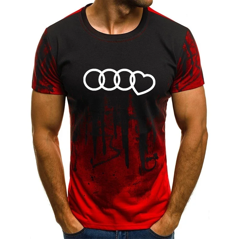 New Tot Sale Plus Size T Shirt Men Gradient Color Short-Sleeve Printed Funny T-Shirts Summer Fashion Hip Hop Men Tee Shirt Top New Tot Sale Plus Size T Shirt Men Gradient Color Short-Sleeve Printed Funny T-Shirts Summer Fashion Hip Hop Men Tee Shirt Top