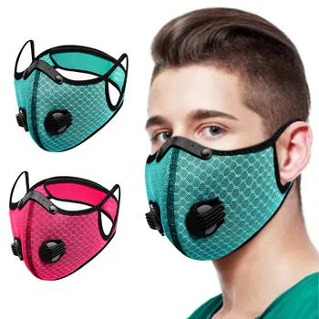 

Mascarillas Face Mask Reusable Respirator Valve Breathable Sports Masks Masque Protective Outdoor Dustproof Mask Mondkapjes