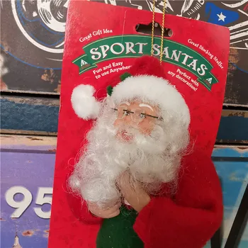 

Vintage Funny Cosplay Football Santa Christman Man Toy Doll Collection Gift