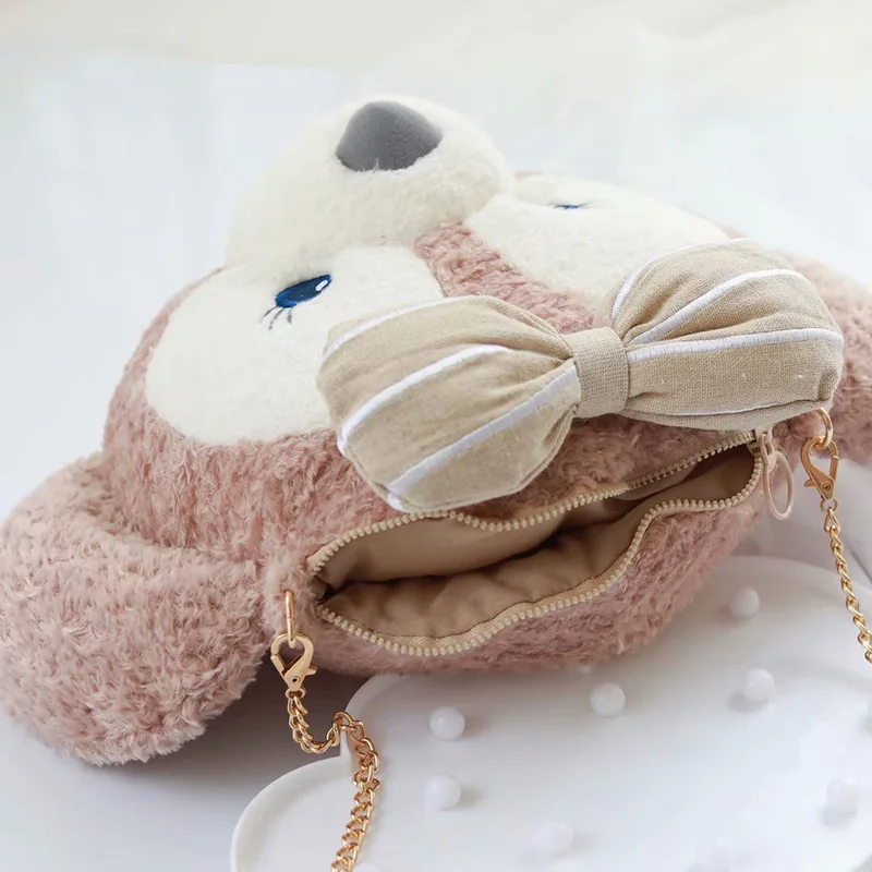 Melody Duffy Duck модные аниме плюшевые сумки на плечо мягкий мультфильм Tote повседневное пушистые куклы телефон сумка для девочек