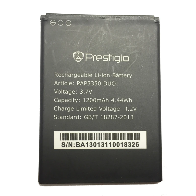 Аккумулятор для телефона Prestigio MultiPhone PAP3350 DUO PAP 3350 литий полимерный аккумулятор