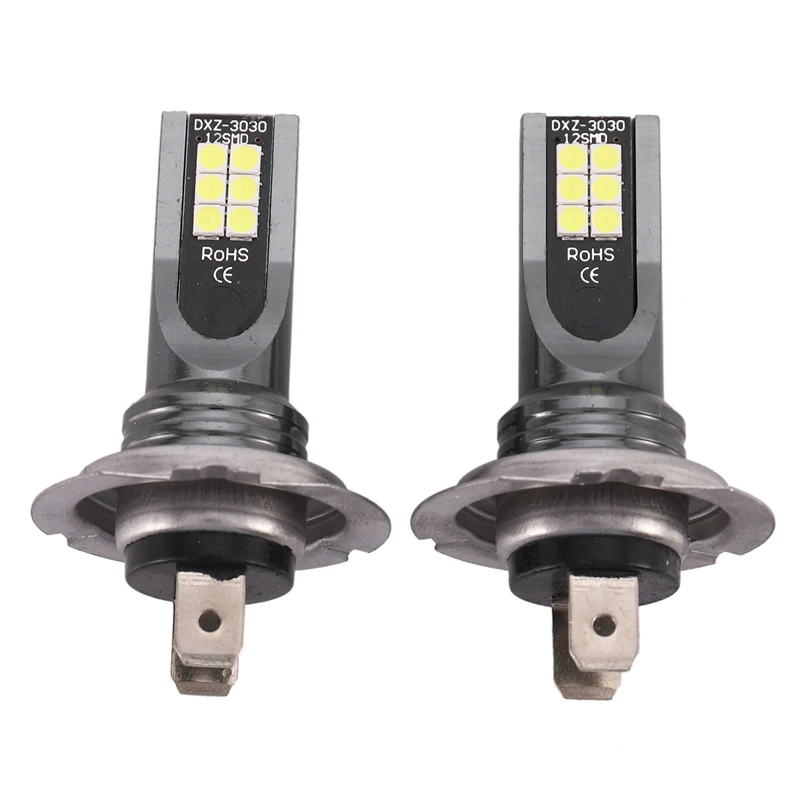 2X H7 CAR Headlight 24W 1200LM FOG Light Bulb6000K Driving DR-L LED Lamp | Автомобили и мотоциклы