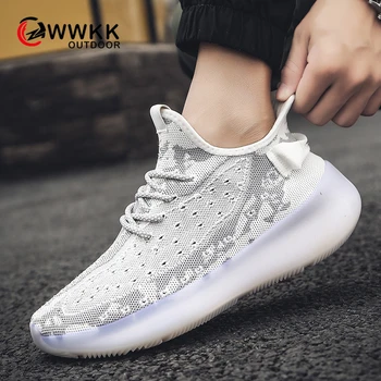

WWKK Shoes Man Running Shoes For Men Sneakers Non Slip Damping Cushioning Sports Shoes Height Increase Jogging Casual Shoes