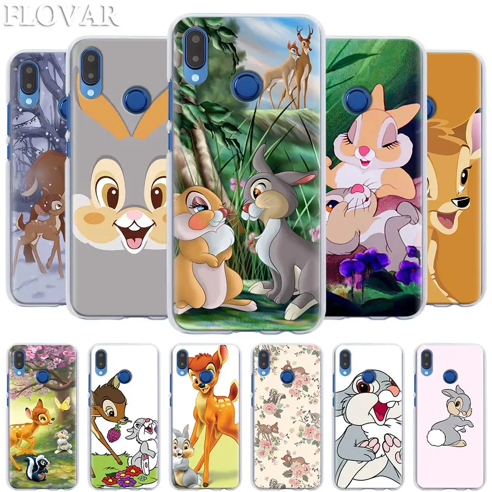 

Bambi Thumper Phone Cases for Huawei Y5 Y6 Y7 Y9 2019 Honor 20 Lite 8X 9X Pro View 20 Hard Cover Coque
