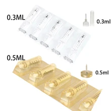0.3ml / 0.5ml Disposable sterile acid Ampoule plastic syringe needle for hyaluronic pen Nebulizer Wrinkle Removal lip injection