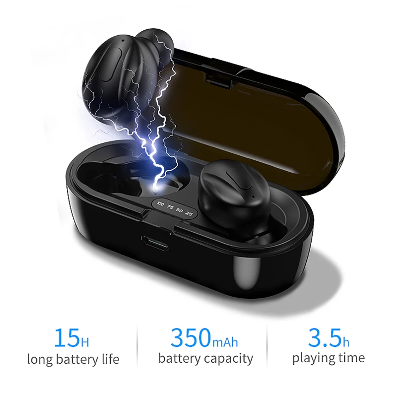 ROCKSTICK XG13 Wireless Bluetooth 5 0 TWS Earphone Mini Mic Earbuds With charging BOX Sport Headset For all Bluetooth Phone