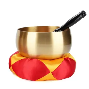 

Tibetan Buddhism Singing Bowl Hand Hammered Yoga Copper Chakra Meditation Gift