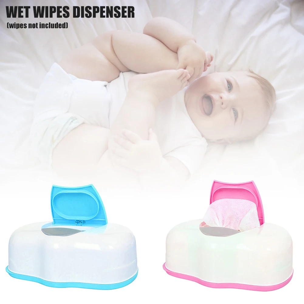 Baby Wipes Dispenser Reusable Portable Sealed Moist Keeping Wet Holder Case #BO Home Paper Towel Storage Box | Дом и сад