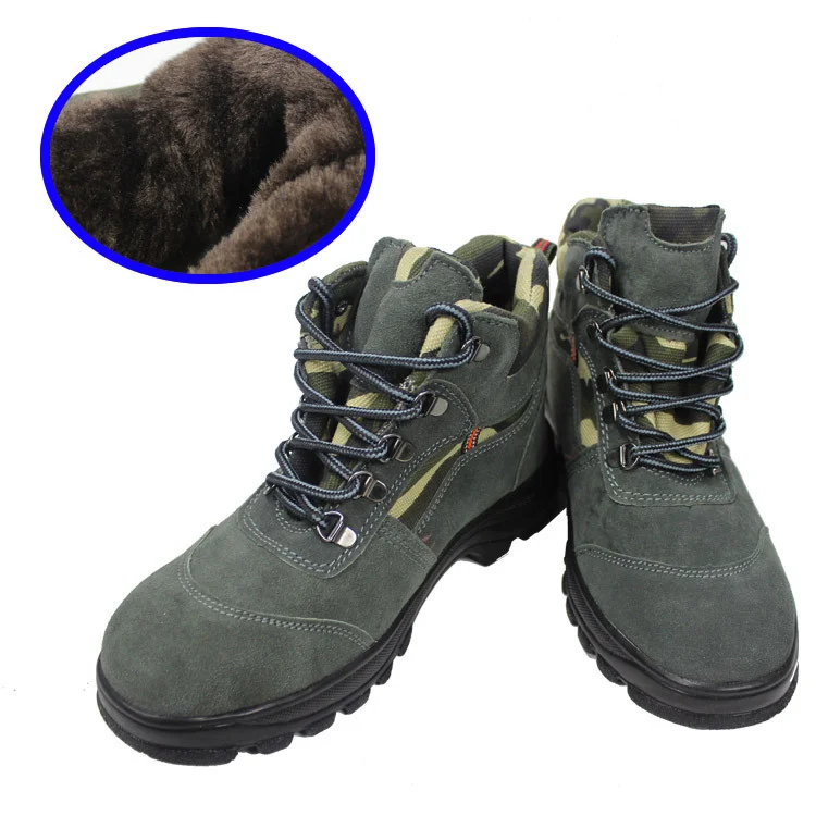 Green Botas hombre Sepatu/ботинки; защитная зимняя обувь для мужчин; Buty Robocze Timberlend; рабочие зимние водонепроницаемые ботинки; Homme Bottes Cizme; - Цвет: Green