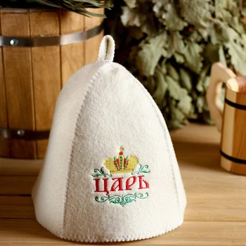 

Bath hat with embroidery "Tsar" 1327969