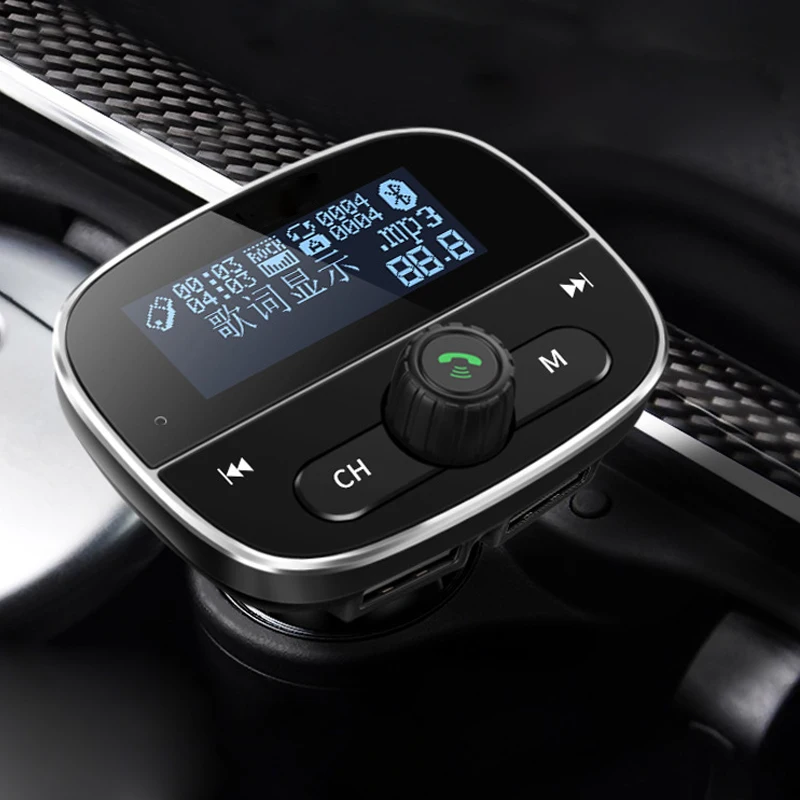 Fm-передатчик, Автомобильный MP3-плеер, Многофункциональный Bluetooth 4,2, Usb Автомобильный дисплей, цветной экран, лирика, громкая связь, аудио A, быстрая