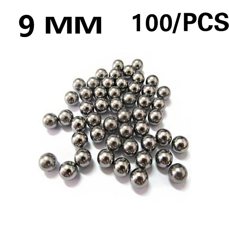 Mejores Ofertas 60 unids/lote 9mm caza Honda bolas de acero inoxidable munición bolas de acero para Honda Tiro de bolas de acero inoxidable para disparar J9jAZNQpD