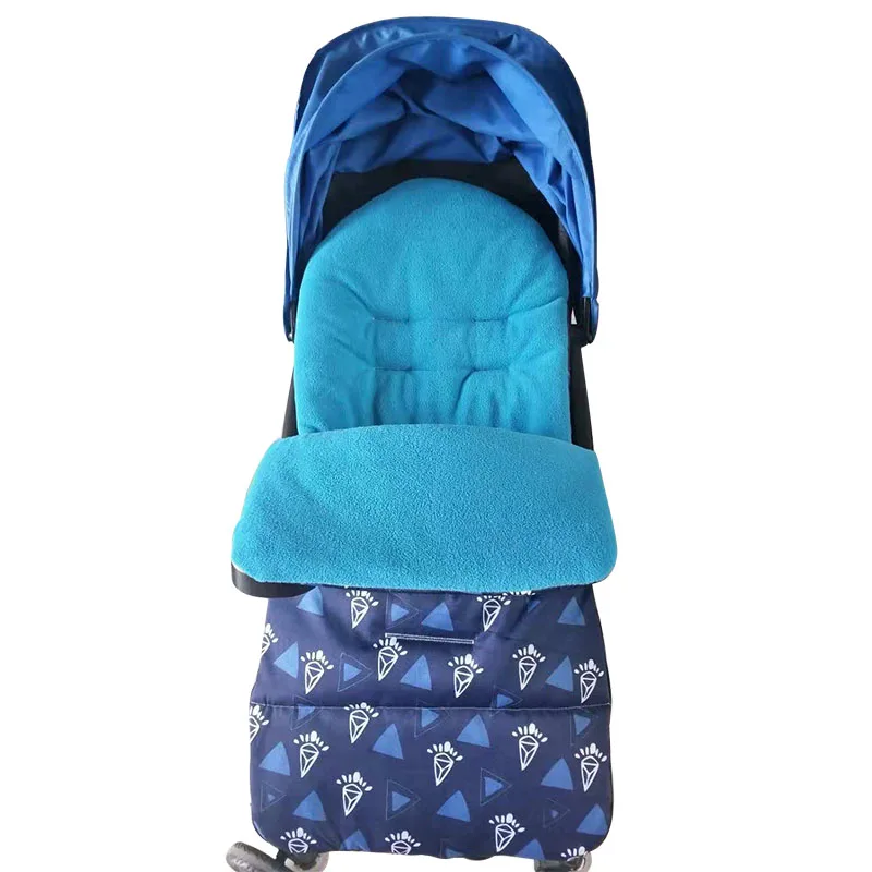 Утолщенная детская коляска для сна, сумки, ветрозащитная теплая прогулочная коляска, муфта для ног, зимняя коляска, чехол для ног, универсальные детские коляски, спальные мешки