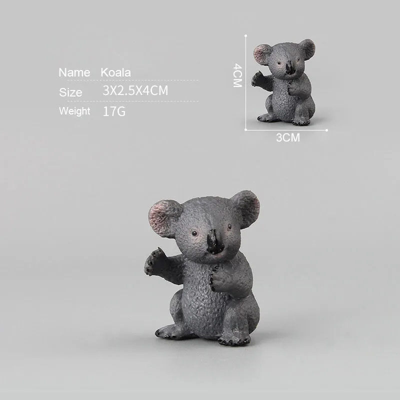 1set5pcs серый Мини Милая известная игрушка коала популярный детский подарок Детская обучающая игрушка животные горячий Рождественский Декор