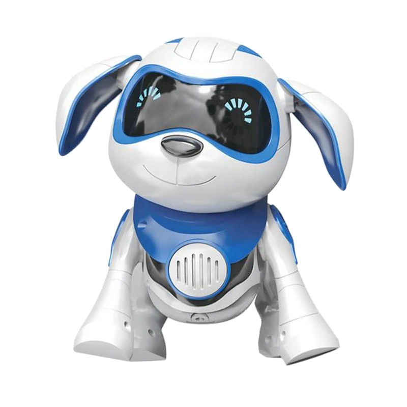 Robot chien électronique jouets pour animaux de compagnie sans fil Robot chiot capteur intelligent marchera parlant à distance chien Robot jouet pour animaux de compagnie pour enfants garçons filles B