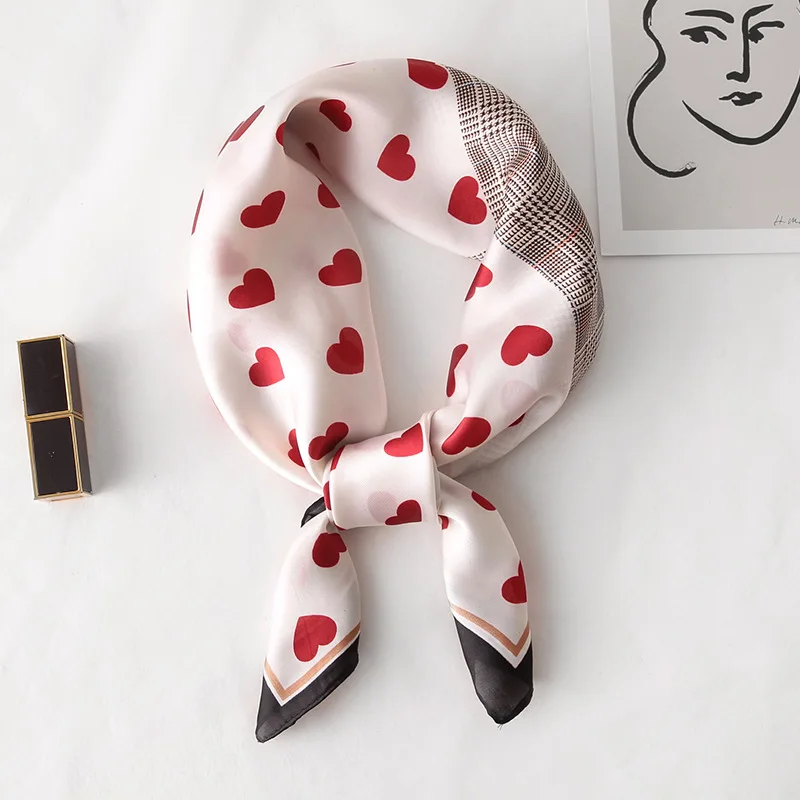 2021 silk scarf Fashion spring autumn Sunscreen quality shawl women's Square scarves luxury lady beach printed headscarf |
