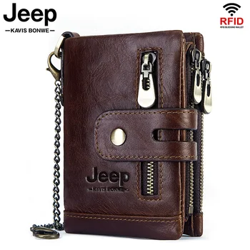 

100% Cowhide Genuine Leather Men Wallet Coin Purse Small Mini Card Holder Vintage PORTFOLIO Portomonee Hasp Male Perse