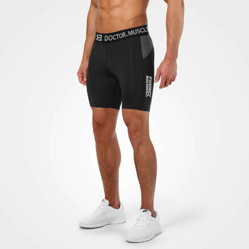 

Muscle Dr. Fitness Brothers Men Sports Outdoor Running Tight-Fit Training Casual Summer Shorts Manufacturers Direct Selling
