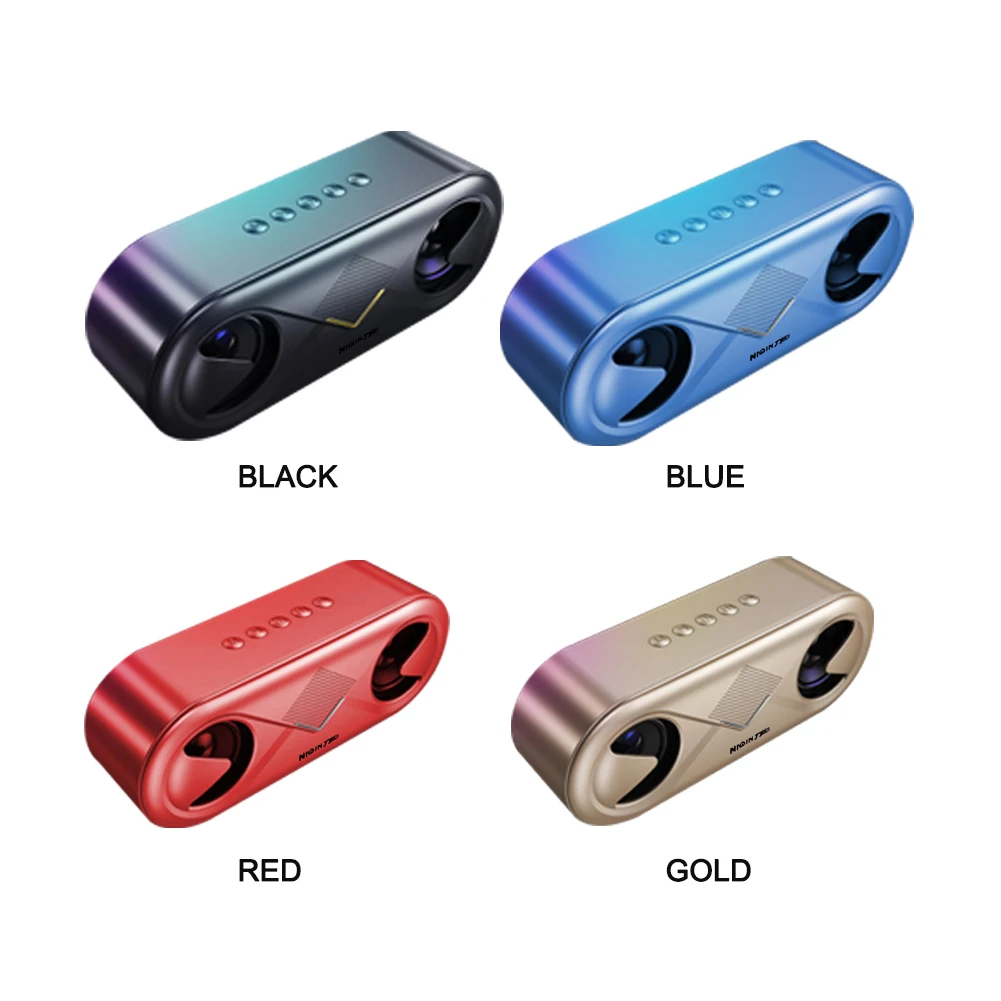 Водонепроницаемый бас HIFI аудио мобильный телефон Bluetooth динамик мини настольный беспроводной стерео Многофункциональный сабвуфер открытый портативный