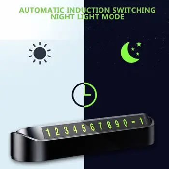 

Sun Protection Temperature Car Temporary Stop Sign Hidden Car Mobile Phone Number Plate Creative Car Decoration Products