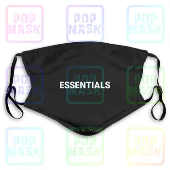 

Dust Mask with Filter Fear God Fog Essentials Boxy Graphic Long New Fashion Washable Reusable Mask