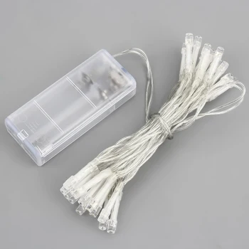 

2017 Newest 2.4m 24 LED String Lights Led Fairy Lights Battery Power Supply Christmas Lamps Lights Xmas Wedding Party Decoration