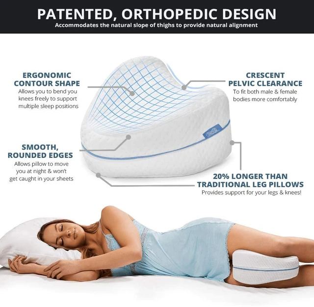 Body Memory Cotton Leg Pillow Home Foam Pillow Sleeping Orthopedic Sciatica  Back Hip Joint for Pain