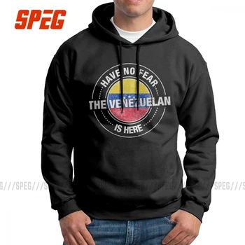 

Men's Sweatshirt Have No Fear The Venezuelan Is Here Venezuela Pure Cotton Classic Vintage Style Hoodie Hooded Tops