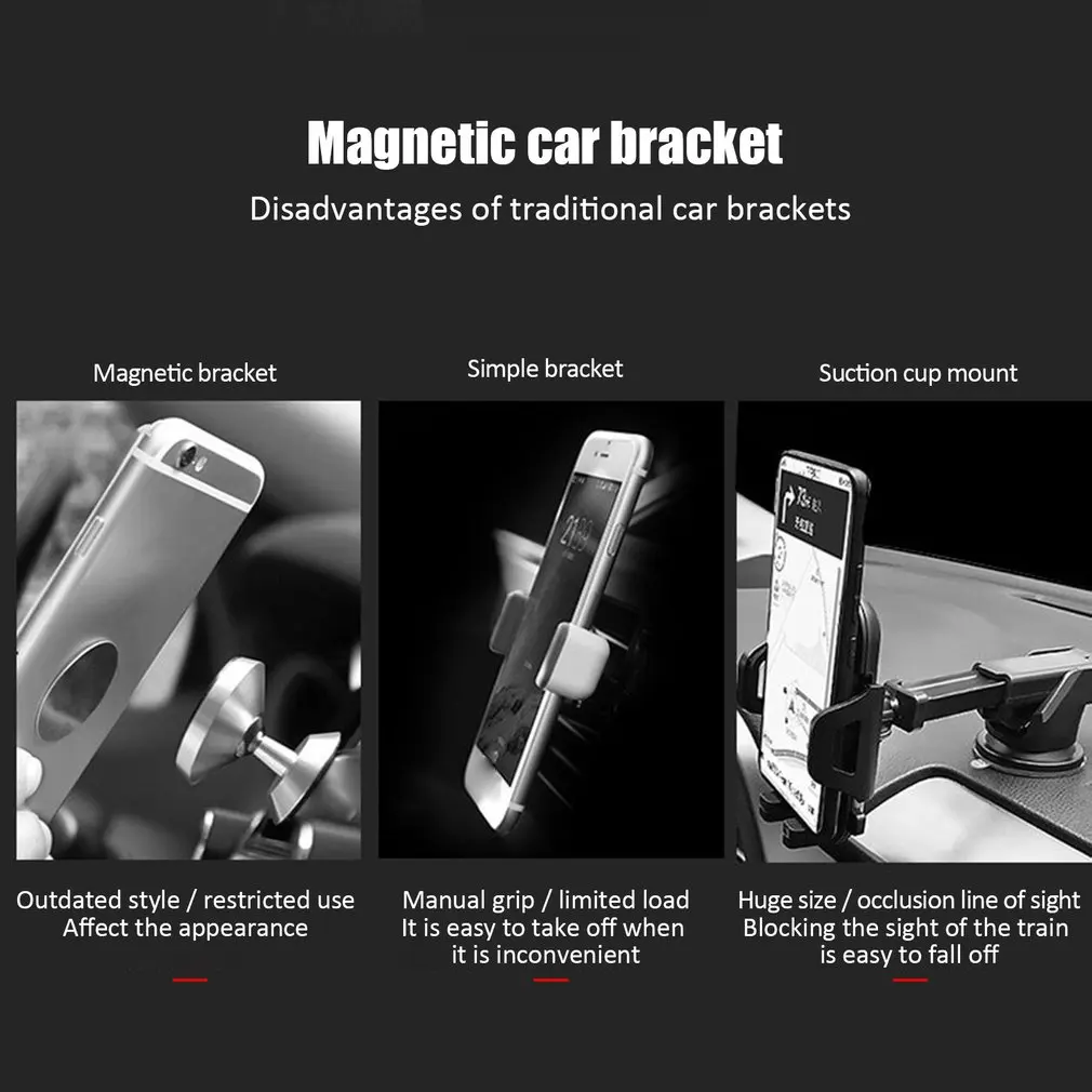 Металлический магнитный автомобильный держатель для телефона, миниатюрное вентиляционное отверстие, крепление на магните, подставка для мобильного телефона iPhone XS Max, смартфоны Xiaomi в автомобиле