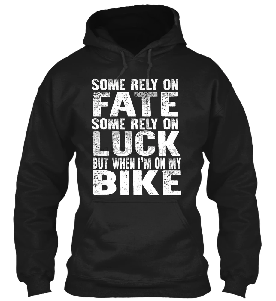 Мужская толстовка с капюшоном и длинным рукавом, When Im On My BMX I Just Dont Give A Fck женская уличная одежда