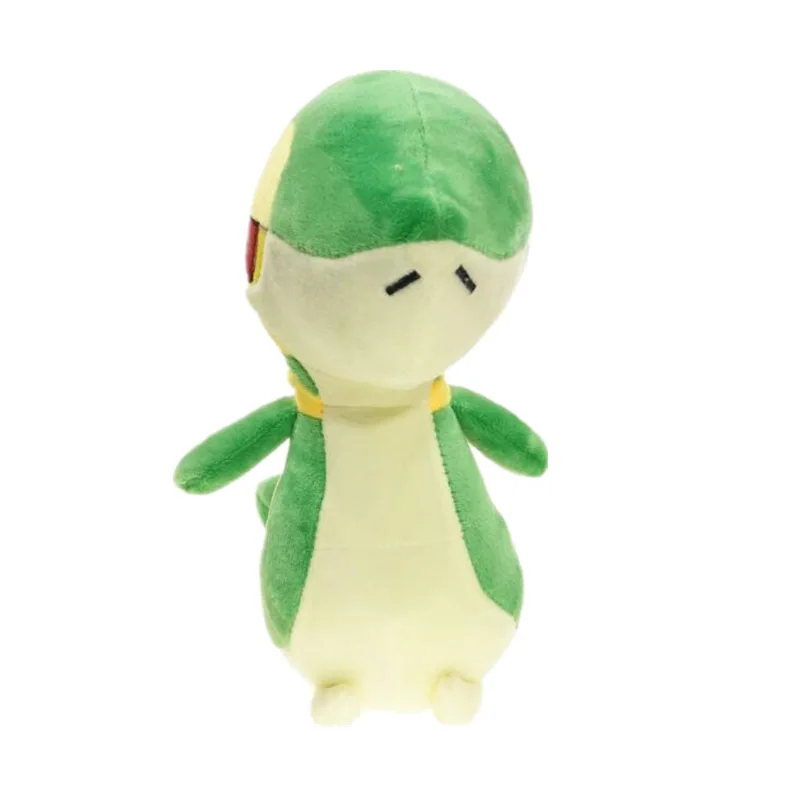 28 см зеленый Snivy Мягкие плюшевые игрушки, детские дети мультфильм изображения подарок кукла