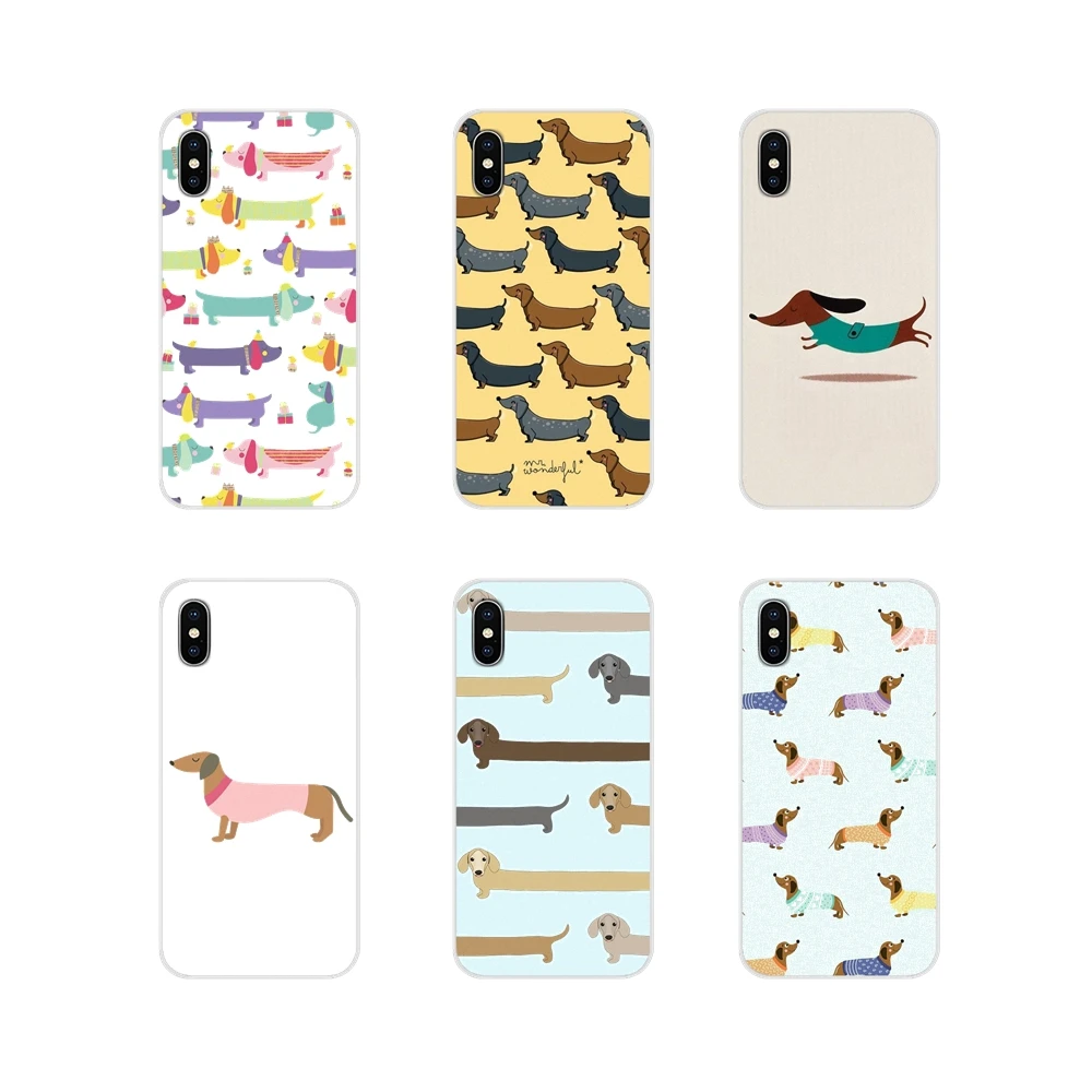 Design Case For Xiaomi Mi4 Mi5 Mi5S Mi6 Mi A1 A2 5X 6X 8 9 Lite SE Pro Max Mix 2 3 2S Mobile Dachshund Doxie Flower Dog Puppy | Мобильные