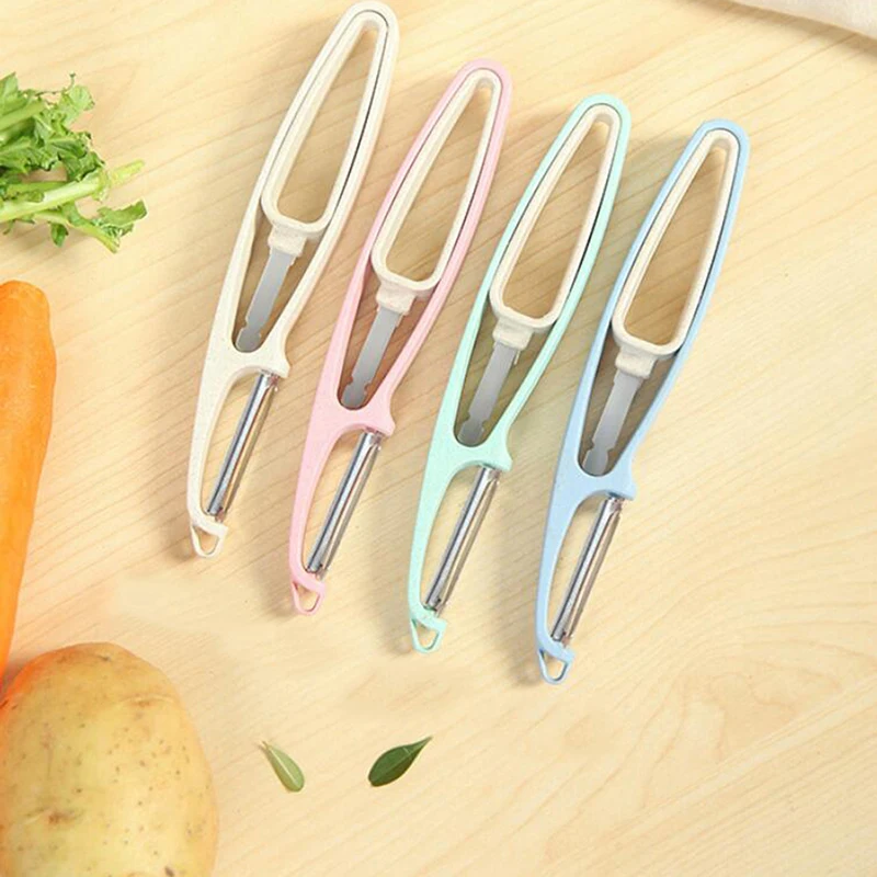 Fruit Vegetable Peeler& Peeler Cutter Sharp Stainless Steel Potato Carrot Grater Planing Kitchen Tools With 2 Size
