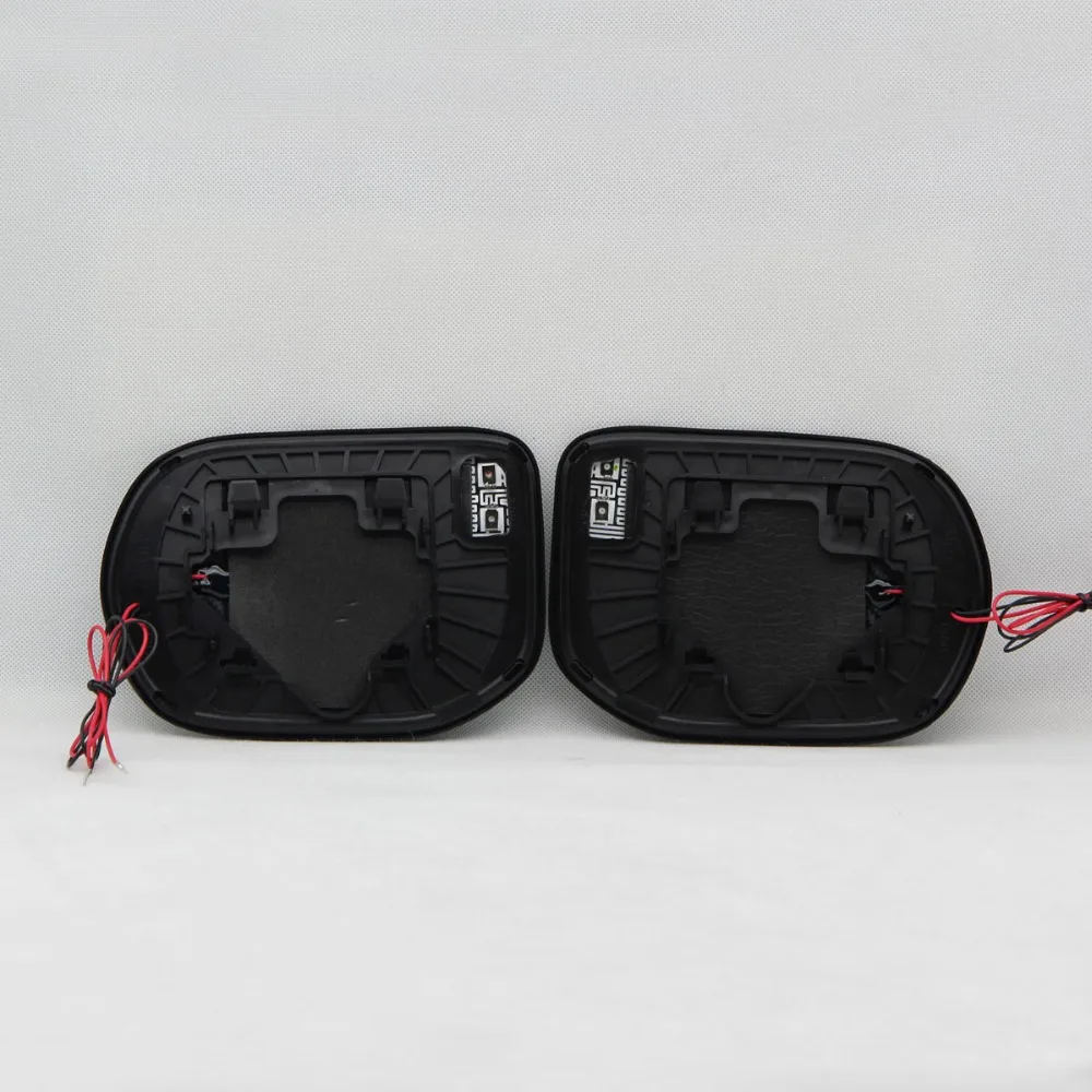 Blue Wing Mirror Glass With Base-Heated Car Angle Wide Glare Proof Mirror LED Turn Signal Lamp For Honda Civic 2006-2011
